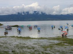 Prevén que Chapala pueda alcanzar el metro de recuperación para finales de octubre. ESPECIAL /