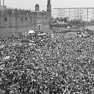 Recuerdan en teatro la Matanza de Tlatelolco