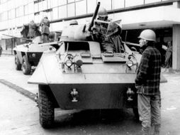 Foto de la Presidencia de la República que se publicó en Twitter  para recordar los hechos del 2 de octubre de 1968. ESPECIAL /