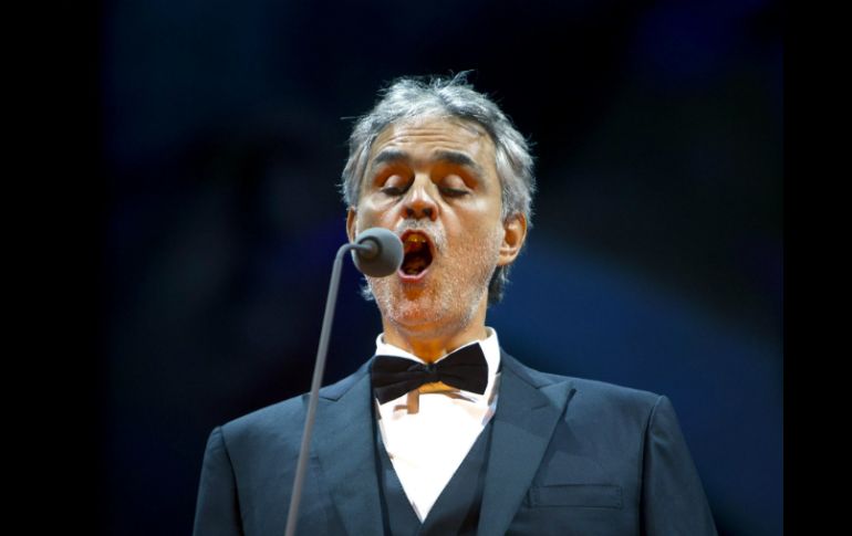 El tenor italiano se presentará en la Arena Ciudad de México. EFE /