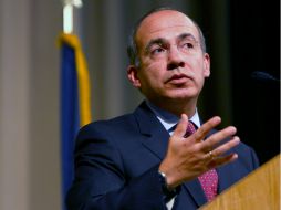 Para Calderón, en territorio mexicano hay una sociedad moderna de clase media. AP /