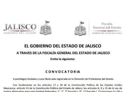 La dependencia informó que los aspirantes deben de presentar por escrito los motivos que lo impulsan a ingresar a la FGE. ESPECIAL /
