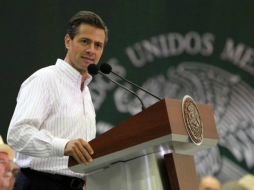 Peña Nieto garantiza que su gobierno está dispuesto siempre a escuchar y dialogar sobre las inquietudes de los mexicanos. SUN /