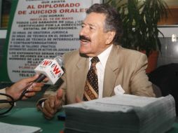 El presidente del Colegio de Abogados, José Luis Guízar, informó de los jueces que ganaron amparos. ARCHIVO /