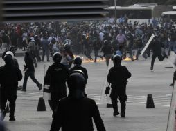 El GDF identifica a al menos 200 anarquistas que participaban en los actos violentos. SUN /