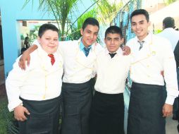 Chefs. José de Jesús Ramos, José de Jesús Cantor de la Cruz, Oscar Alejandro Hernández y Alejandro Montes EL INFORMADOR /