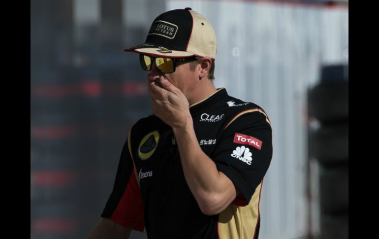Kimi Raikkonen sería una gran ausencia en la próxima carrera. AFP /