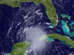 Imagen satelital de la tormenta ''Karen''. AFP /