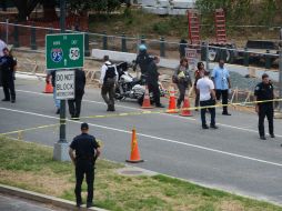 La policía tiene cercada el área del incidente y continúa con la investigación. AFP /