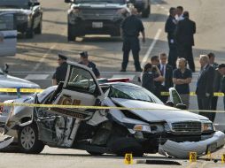 En el Capitolio de EU en Washington hubo un tiroteo donde la sospechosa murió avatida por la policía local. EFE /