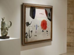 La exposición se centra en los trabajos realizados por Joan Miró  del 1893 al 1983. EFE /