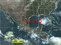 Aspecto actual de la metereología del país. Tomada del SMN. ESPECIAL /