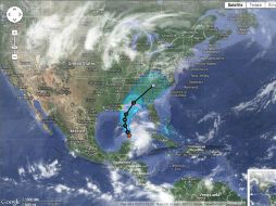 ''Karen'' será la segunda tormenta que toca tierra en EU en esta temporada de huracanes. EFE /