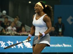 La estadounidense está a punto de igualar el récord de 11 victorias, que pertenece a Martina Hingis. AFP /