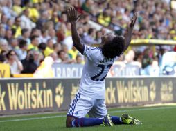 El cuadro londinense tuvo un sufrido triunfo. AFP /