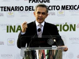 El jefe de gobierno del Distrito Federal, Miguel Ángel Mancera, informó que no hubo ningún lesionado. NTX /
