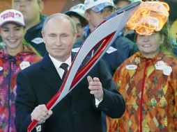 Vladimir Putin comienza con la cuenta regresiva hacia el evento. AFP /