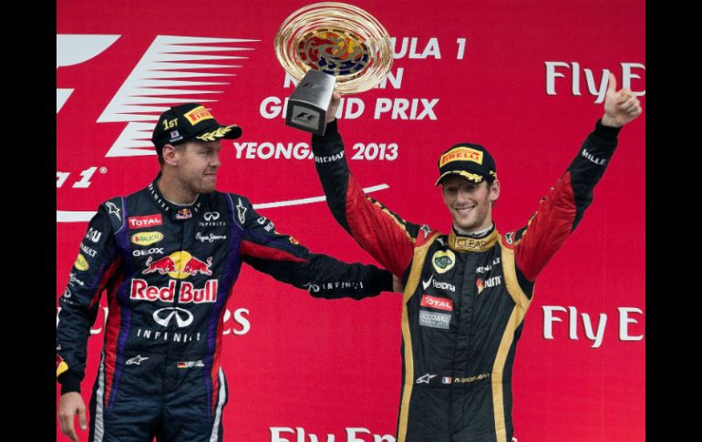 Sebastian Vettel, campeón del Gran Premio de Corea de Fórmula 1. AFP /
