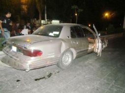 El presunto agresor, Hugo López Díaz, al parecer conducía un Ford Gran Marquis dorado al momento de arrollar a los uniformados. ESPECIAL /