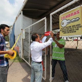 Clausuran corralón del IJAS en San Agustín