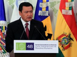 Osorio Chong participa en la inauguración del Seminario ''A 20 años de la Conferencia de Viena: democracia y derechos humanos''. NTX /