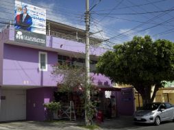 Fachada de la casa de enlace del diputado del PAN, Guillermo Marínez Mora. ARCHIVO /