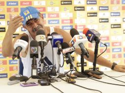 El 'Tuca' dice tenerse confianza para sacar del bache a los felinos. MEXSPORT /