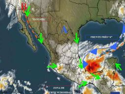 El fenómeno mencionado propicia un efecto de norte con vientos de 30 a 45 kilómetros por hora. ESPECIAL /
