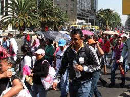 Los maestros de la SNTE en Chiapas se manifiestan en diferentes presidencias municipales. ARCHIVO /