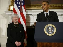 El presidente Obama presenta a Yellen como candidata a la presidencia de la reserva. AP /