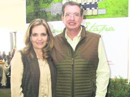 ANFITRIONES. Mayte Ortiz Rubio y Memo Salcedo.  /