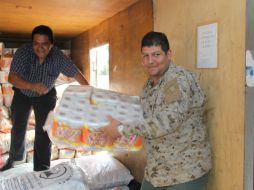 Este es el cargamento recibido por el DIF Jalisco de parte de Saúl. ESPECIAL /