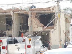 Los elementos de la Policía Estatal acudieron el pasado martes en apoyo al enfrentamiento en Tepatitlán. ARCHIVO /