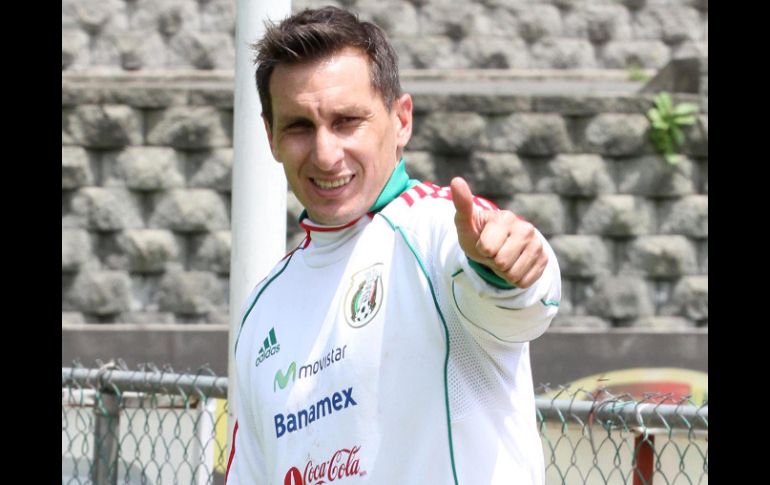 Christian ''Chaco'' Giménez, uno de los seleccionados naturalizados del Tri. ARCHIVO /