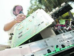 El aumento de producción de equipos de computación favoreció al crecimiento de la industria manufacturera.  /