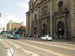 La regularidad ha vuelto a la avenida Alcalde, luego de la Romería de la Virgen de Zapopan.  /