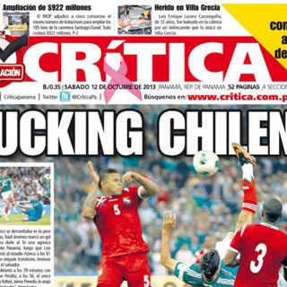Prensa panameña sufre la derrota