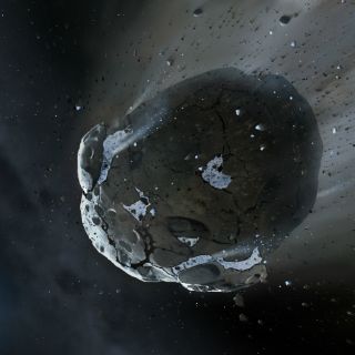 Descubren asteroide con agua entre su composición
