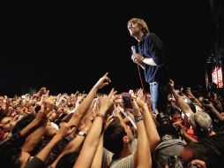 La banda Phoenix comandada por Thomas Mars, logró apoderarse del escenario. NTX /