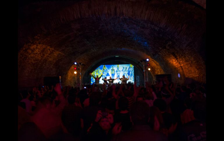 El grupo A Tribe Called Red dentro de las actividades de la 41 edición del Festival Internacional Cervantino. NTX /