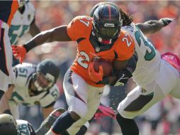 Knowshon Moreno anotó en tres ocasiones ante unos Jaguares que dieron más pelea de la esperada. AP /