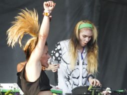 Grimes prendió de euforia el recinto con temas como ''Symphonia IX'', ''Vanessa'' y ''Circumambient''. AP /