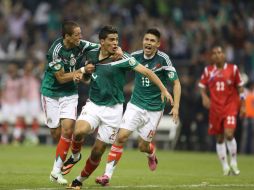 La selección Mexicana venció 2 -1 a su similar de Panamá, rumbo a la Copa del Mundo. NTX /