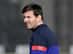 La ausencia de Messi podría terminar y estaría listo para el derbi catalán. ARCHIVO /