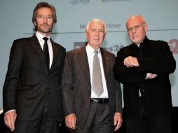 El director artísitco del Festival de Cine de Roma (d), el presidente del Festival (c) y el director general (i). EFE /