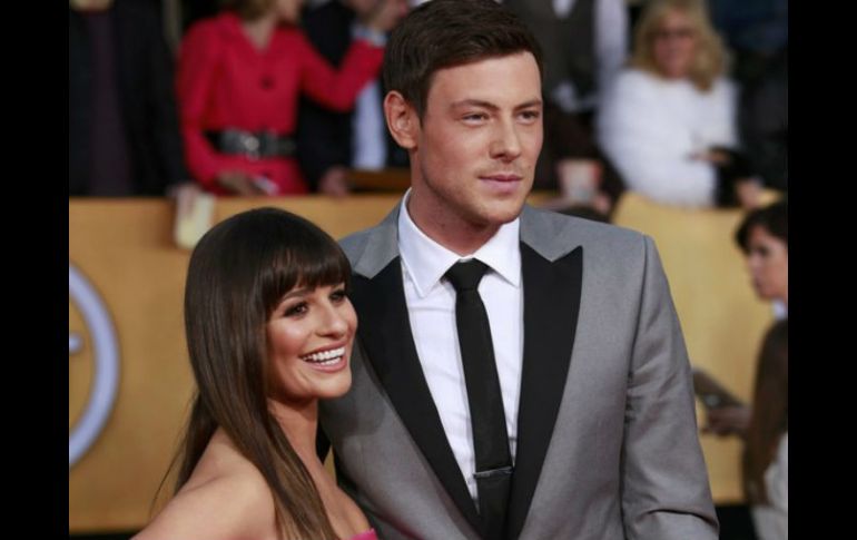 Lea Michele había declarado que tener a Monteith en su vida la hacía sentirse afortunada. ARCHIVO /