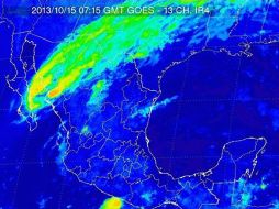 El SMN recomienda a la población de Baja California Sur mantenerse informada sobre la evolución del ciclón. ESPECIAL /
