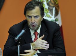 El secretario de Relaciones Exteriores, José Antonio Meade, comparecerá ante el Senado. ARCHIVO /