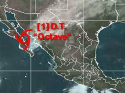 'Octave' se degradó a depresión tropical luego de impactar a la península de Baja California y se internó al Golfo. @conagua_clima. ESPECIAL /