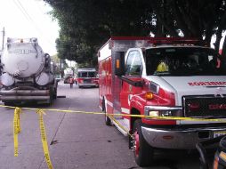 La fuga de gas se introdujo en la red de alcantarillado del Siapa, por lo que se realizan las labores de limpieza.  /